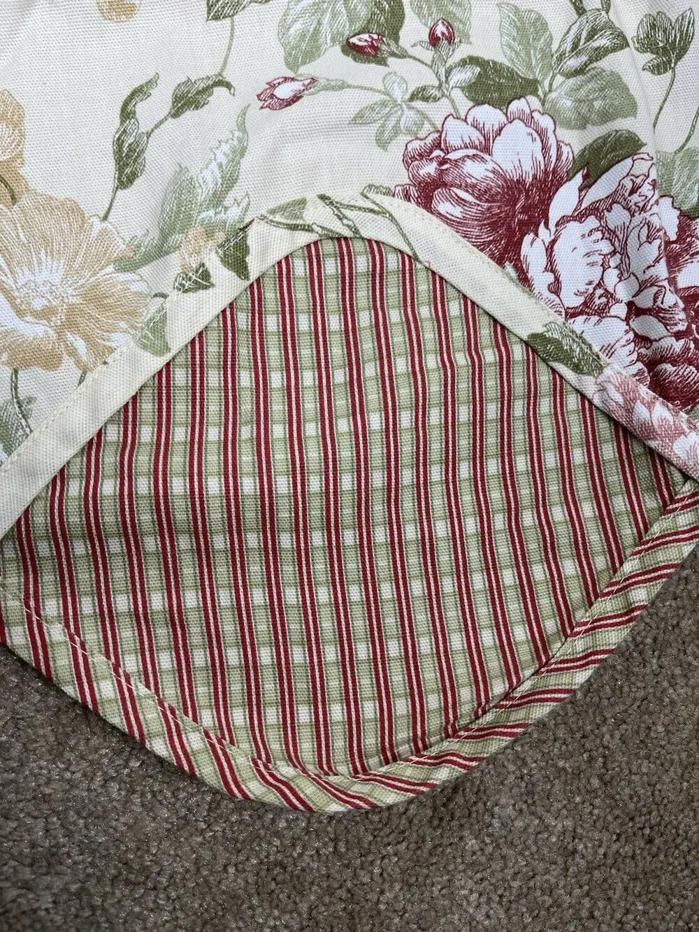 2 Home Trends Orchard Scarsdale Floral Rose Window Valance Cottagecore Farmhouse